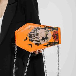 Shoulder Bags Halloween Funny Crowd Chain Bag for Women's Fashion Sense Handheld Crossbody Mobile Phone