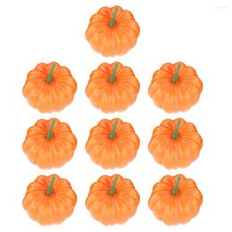 Decorative Flowers Pumpkin Ornaments Pography Prop Halloween Supplies Simulation Model Decors Party Lifelike Miniatures