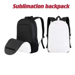 Sublimation DIY Backpacks Blank other office Supplies heat transfer printing Bag Personal Creative Polyester School Student Bag FY4509