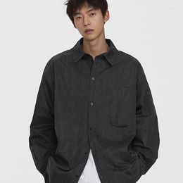 Men's Casual Shirts Denim Style Men Clothes Long Sleeve Harajuku Camisas De Hombre Blouses Button Jeans Shirt Streetwear Fashion Loose Fit