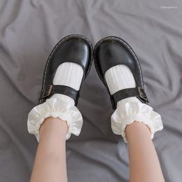 Women Socks Female Cute Kawaii Japanese Spring Summer Sweet Style Lolita Thin White Black Lace Sock Girls Gift Sox