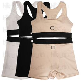 Luxury Womens Swimwear Beach Bras Shorts Set Comfortable Wire Sports Underwear Black White Lingerie244y