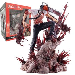 Mascot Costumes 29cm Chainsaw Man Denji Anime Figure Denji/power Action Figure 1560 Chainsaw Man Denji Figurine Adult Collectible Model Toy Gift