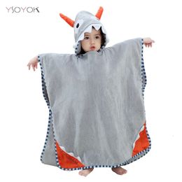 Pajamas Children Towel Beach Toddler Baby Bath Robe Animal Hooded Bathrobes For Boys Girls Pyjamas Kids Sleepwear Robe Infant Clothing 231006