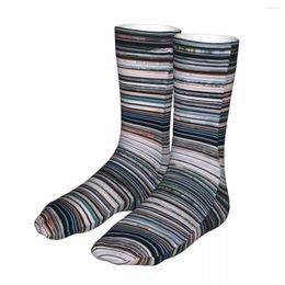 Men's Socks Happy Funny Male Mens Women Casual Vinyl Records Retro Stripes Music Sport Stockings Spring Summer Autumn Winter