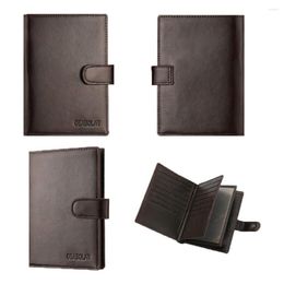 Wallets Storage Bag PU Leather Card Case Letter Women Mony Passport Holder Men Purse Protective Cover
