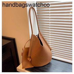 Designer Bags Solstice BottegassVenetas Sheepskin Genuine Leather Handswen Large Capcity 2023 for Women's Sense Mother andNDU5