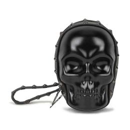 Luxury Personalised PU Skull Women Shoulder Bags Black Evil Designer Handbags May shine Special Mini Tote Bag