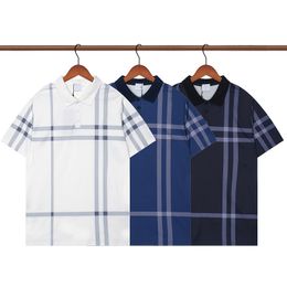 Herren-Poloshirt, Designer-Sommer-Herrenhemden, Luxusmarken-Poloshirt, Business-Casual-T-Shirt, England-Stil, Herren-Tops
