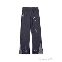 Men's Pants Jeans Galleries Dept Designer Sweatpants Sports 7216b Painted Flare Sweat Pant 8tmu261l
