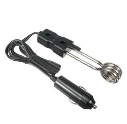 12V/24V Car Hot Immersion Electric Heater Element Kettle Mug Van Tea Coffe Soup Drinks Auto Electric Heater