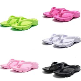 designer Men women sandals summer slippers slides fashion high quality triple black white rose pink red green glow mens flat flip flops beach hotel slipper slide