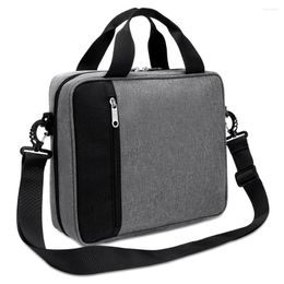 Storage Bags Carrying Bag Portable School Travel Notebook Book Case Shoulder Strap Protection Organising Zipper Pouch Pocket