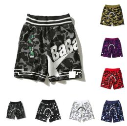 Designer Summer High Street Fashion High Street Cotton Shark Shorts Sports Pants Breathable casual shorts with cartoon print for men and women