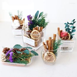 Decorative Flowers Colourful Artificial Dried Small Floral Plants DIY Mini Real Bouquets Home Decoration Pography Props Art Craft