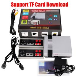 Super Mini Retro Game Console With Dual Controllers Classic HDMI TV Out Home Video Gaming Players Built-in 1000 8 16 Bit Support TF Card Download Games For SFC NES GBA New