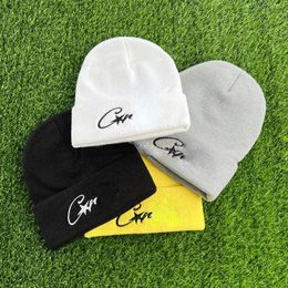 Trendy Brand Unisex Beanies Co Knitted Hat European American Cold Hat Casual Hip Hop Skateboard Wool Embroidered Hat