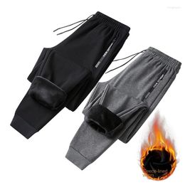 Men's Pants Winter Warm Casual Plus Fleece Windproof Size Tracksuit Thick High Quality Jogging 8Xl