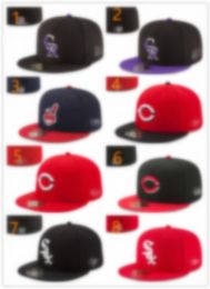 Good Quality Fitted hats Snapbacks hat Adjustable baskball Caps All Team Logo man woman Outdoor Sports Embroidery Cotton flat Closed sun cap size 7-8 H23-10.11