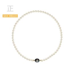 Designer satellite viviane viviennes westwood Enamel Pearl Saturn Element Magnetic Attraction Necklace Women's Earth Neckchain Collar Chain Lisa Same Style