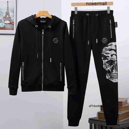 SKULL Plein Philipps Men pp Jackets CRYSTAL Hoodies Sets BEAR Pants Tracksuits Mens Suit HOODIE Sporting JACKET Tracksuit Casual TROUSERS 74165 Joer HMO6