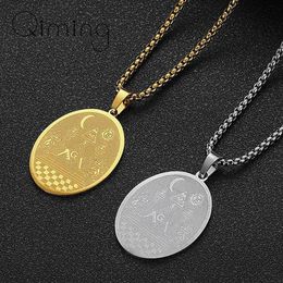 Pendant Necklaces Stainless Steel Masonic masonry Necklace For Men Twin Pillars Boaz And Jachin Medal Dropship240a