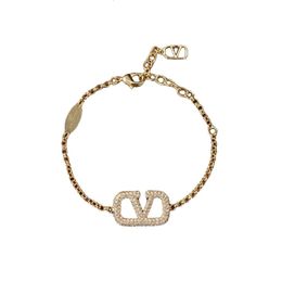 Valentian Nu Designer Jewels Original Quality Full Water Diamond Crossing Gold Bracelet Made of Brass Material Fashionable and