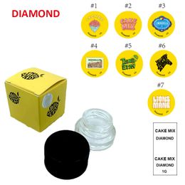 Lemonnade concentrate jar Diamond dab wax containers with packaging