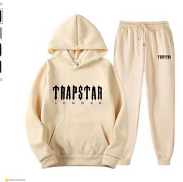 Mens Tracksuits Tracksuit Mens Nake Tech Trapstar Track Suits Hoodie Europe American Basketball Football Rugby Twopiece with Womens Long Trapstar Flee LV0W