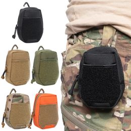 Outdoor Bags Tactical Wallet Pouch Portable Coin Purse Mini Key Wallet Card Holder Wallet Pouch Outdoor Sports Waist Bag Outdoor EDC Purse 231011