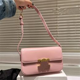 Designer Bag Women's Crossbody Vintage Handbags Underarm Real Leather Shoulder Teen Wallet Ladies Designer Bag the Totes Purse Wallet 240j