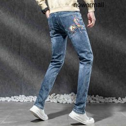 Plein Philipps pp European Style Brand Jeans Pants Mens Designer Slim Denim Straight Trousers Y220414290O For Men UDAR