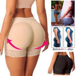 Women Booty Padded Control Panty Butt Lifter and Hip Enhancer Seamless Boyshorts Underwear Breathable Push Up Fake Big Ass Butt Bo263h