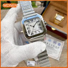 Wristwatches MDNEN Men's And WoMen's 904l Stainless Steel Automatic Mechanical Watch 34mm 39mm-CT CT