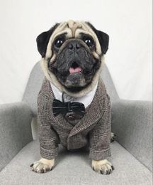 Dog Apparel Cat Clothes Wedding Party Suits For Small Dogs Pet Tuxedo Coat Costume XS S M L XL 2XL8882081