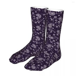 Men's Socks Men Cycling Paisley Bandana Print Cotton Funny Woman