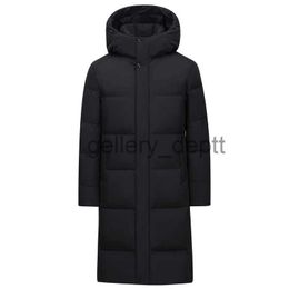 Men's Down Parkas Winter Long Feather Coats For Men 2023 New Brand Thicken Warm 90% White Duck Down Jacket Men Winter Hooded Parkas High Quality J231010