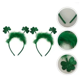 Bandanas Patricks Day Headdress Festival Headbands Satin Hair Tie Celebration Articles