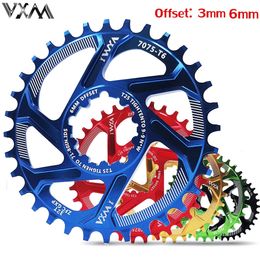 Bike Groupsets VXM Mountain bike GXP Chainring MTB Chain Ring 30T 32T 34T 36T 38T N wide Crankset Fit XX1 X9 XO X01Offset 3mm 6mm 231010