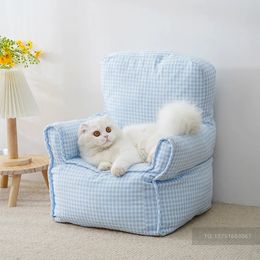 Cat Beds Furniture Lounger Articles Fluffy Kitten Bed Christmas Pet House Soft Furniture Sofa Small Cats Free Cat Dogs Super Basket Items 231011