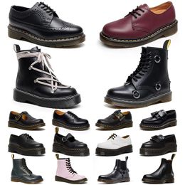 Stivali Doc Martens di alta qualità Stivali Dr Marten Martins Donna Stivale di design nero Stivaletti mocassini di lusso Donna Scarpe da uomo Moda Inverno Neve Martin Suola flessibile