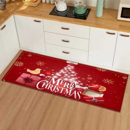 Christmas Decorations Customizable Christmas Pattern Kitchen Mats Bedroom Mats Living Room Carpets Bathroom Non-slip Carpets Furry Carpets