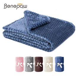 kennels pens Benepaw All season Fluffy Dog Blanket Comfortable Puppy Throw Pet For Small Medium Large Dogs Cats Mat Machine Washable 231011