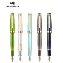 Fountain Pens JinHao 82 Pen Four seasons Ink Spin Converter Filler EF F M Nib Business Stationery Office School Supplies 231011
