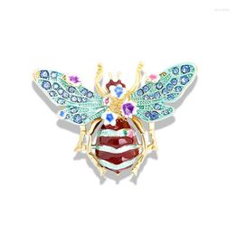 Brooches Enamel Insect Bee For Women Men Pins Brooche Banquet Gift Hat Scarf Collar Cuff2708