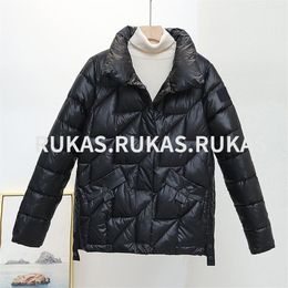 2023 Casual down coat fashion cotton-padded women's Korean version short trend loose long sleeve standing collar coat cotton-280h