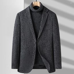 Men's Suits Fashion Business Handsome Leisure All Autumn And Winter High Quality Men Single West Coat Mens Blazer Jacket