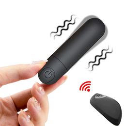 Vibrators Vibrating Remote Control Powerful Mini Bullet 10 Modes for Women Clitoris Stimulator Dildo Adult Sex Toy Anal Massage Vibrator 231011