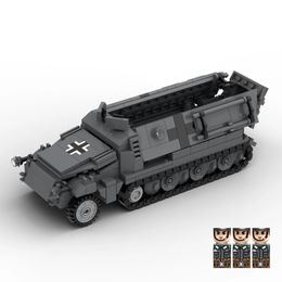 Transformation toys Robots World War 2 German SdKfz 251 Armored Half Track Military Vehicle with Single Wide BM Link Toys for Children 231010