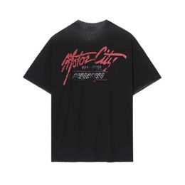 21ss Moto City REPRREESENT Printed Tee pocket Fashion Man Women T-shirt summer hip hop highstreet